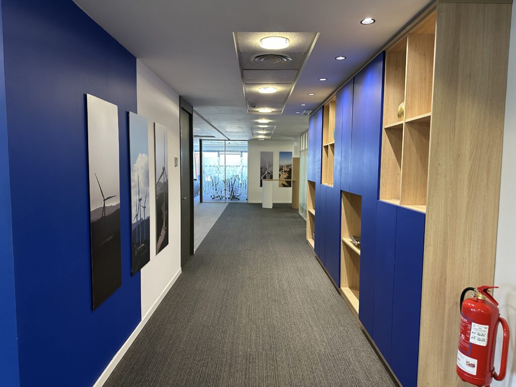 Aménagement intérieur des bureaux EDF à Casablanca
