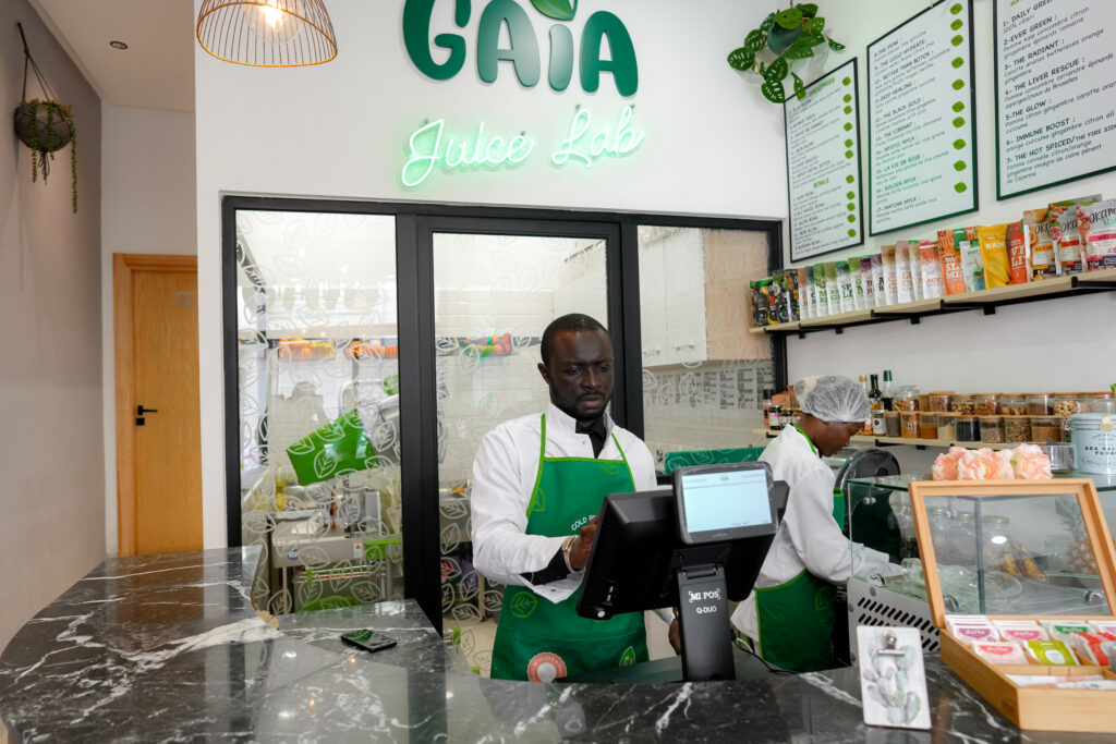 Design espace végétal et accueillant – GAIA Juice Lab