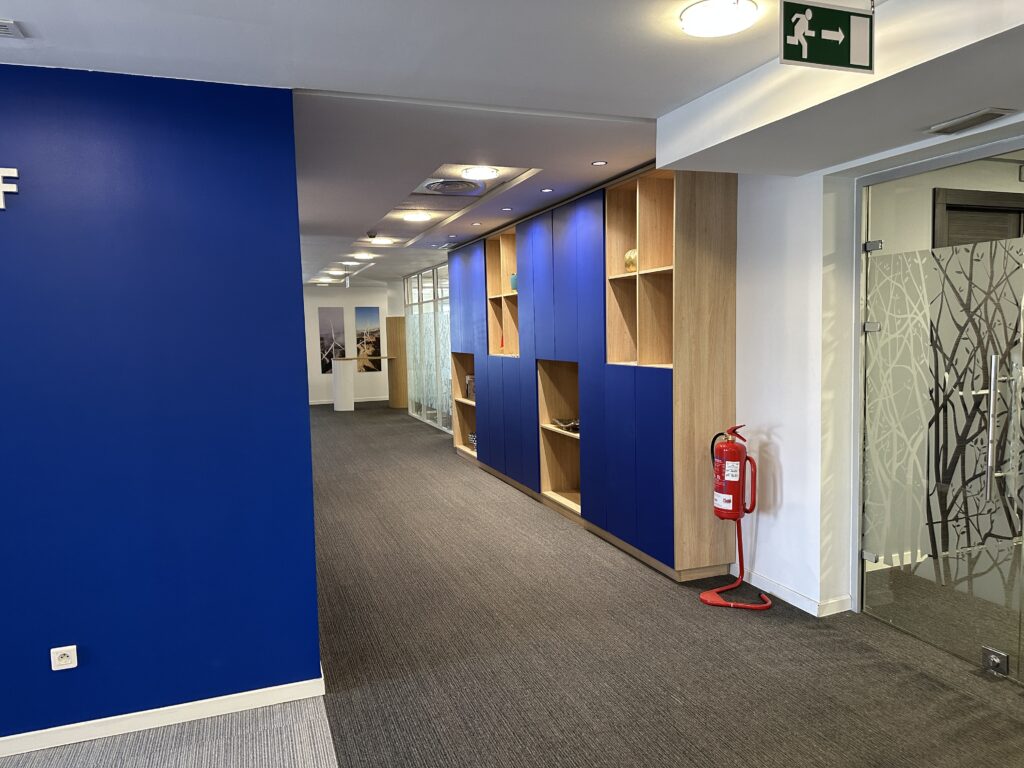 EDF-Conception et aménagement de bureaux